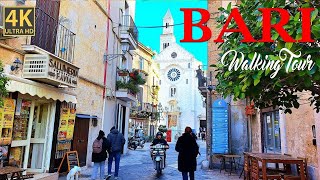 Bari Italy  Old Town Walking Tour 4K Ultra HD [upl. by Llerref449]