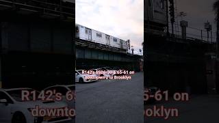 NYCS R142 on downtown 2  Unionport Yard [upl. by Fortune]