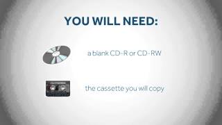 Coomber Audio Recorder  how to copy from Cassette to CD [upl. by Akibma]