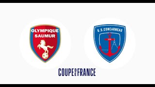 Saumur OFC  US Concarneau Coupe de France 202425 16112024 [upl. by Aileduab]