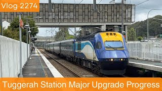 Sydney Trains Vlog 2274 Tuggerah Station Major Upgrade Progress [upl. by Nysa727]