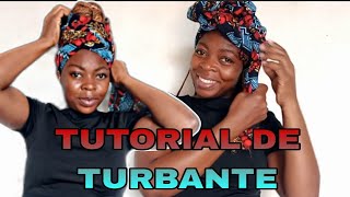 2 FORMAS DE FAZER TURBANTE COM CAPULANA PASSO A PASSO [upl. by Marris]