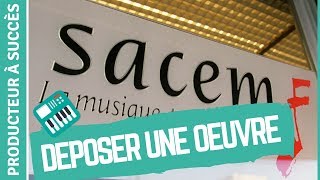 Comment déclarer ses oeuvres à la Sacem [upl. by Ymeraj]