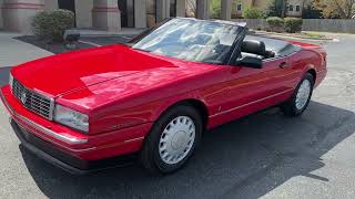 1993 Cadillac Allante  Walk Around and Description [upl. by Keverne]