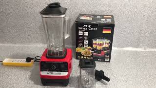 Silver crest 2in1 Blender and Grinder Model SC 1589 [upl. by Nodnab]