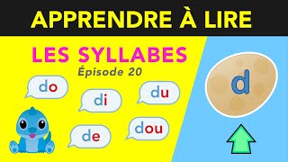 🔵🔴 Syllabes avec la lettre D DO DI DU DE DOU DOI  Apprendre à lire maternelle  CP  IEF [upl. by Ysak]