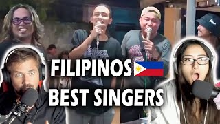 Foreigners React Filipinos Are The Best Singers [upl. by Jemie467]