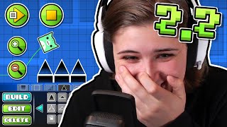 THE 22 EDITOR IS CRAZY ft Wulzy  Geometry Dash [upl. by Alemap]