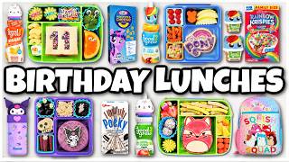 School Lunch TAKEOVER 🎂 Lilys Birthday Lunches  Bunches of Lunches [upl. by Harikahs461]