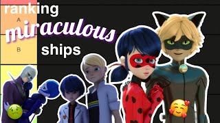 RATING MIRACULOUS SHIPS oh no  Miraculous Ladybug [upl. by Ellennaj]