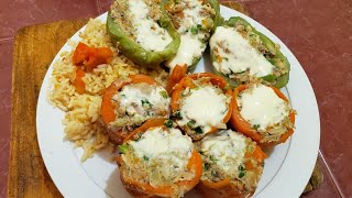 RELLENOS DE ZANAHORIA Y Chayotes Guisquil RELLENO DE POLLO Sin Huevo AL ESTILO SALVADOREÑO 😍😍😍😍😍 [upl. by Ocnarf]