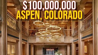 Aspen Colorado 100000000 Mega Mansion [upl. by Laram]