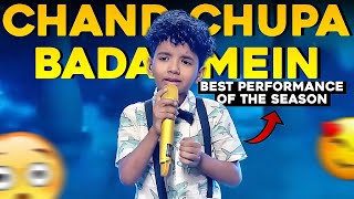 Chand Chupa Badal Mein Avirbav Shocking Performance Superstar Singer 3 Reaction [upl. by Ahsym]