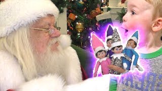 Elf on the Shelf Turned into Magic Elves by Santa  DavidsTV [upl. by Bently]