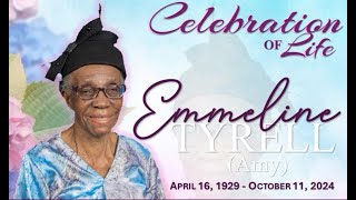 BUC Stony Hill  Homegoing Service For Emmeline Amy Tyrell  Nov 23 2024 [upl. by Melesa]