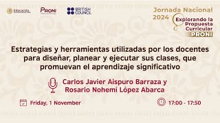 Estrategias y herramientas utilizadas por los docentes para diseñar planear y ejecutar sus clases [upl. by Blackburn]