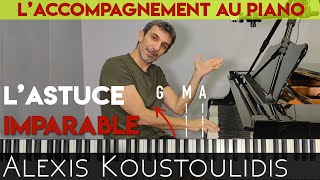 Laccompagnement au piano facile et sans solfège  Astuce Imparable [upl. by Kcirddor696]