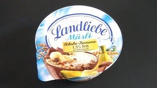 Landliebe Müsli  Schoko amp Banane [upl. by Nurav897]