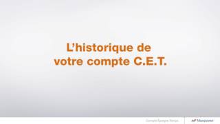 Le Compte CET découvrez notre tutoriel en vidéo [upl. by Cybil]