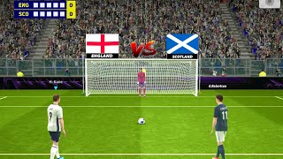 England vs Scotland Penalty Kick 🔥 H Kane vs A Robertson 🔥 [upl. by Wendi746]