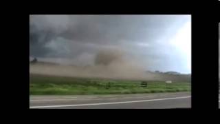 Storm Stories Tornado tosses car [upl. by Neerhtak506]