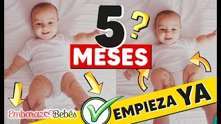 🔔👶🏼 EJERCICIOS para ESTIMULAR BEBÉS de 5 a 6 MESES Estimulación temprana [upl. by Pacorro965]