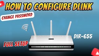 How to Change Password  Set Up QoS  Configure PPPoE on D Link DIR 655 WiFi Router [upl. by Acim]