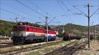 Eisenbahnvideo Skrljevo Gespanschaft Primorje Gorski kotar Kroatien [upl. by Crispas]