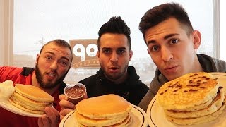 ALL YOU CAN EAT PANCAKES CHALLENGE [upl. by Neltiak]