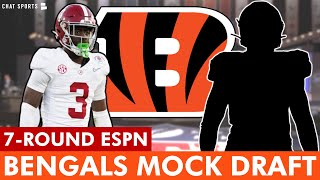 ESPN’s 2024 Bengals Mock Draft 7Round Cincinnati Bengals Draft Picks For 2024 NFL Draft [upl. by Haas]