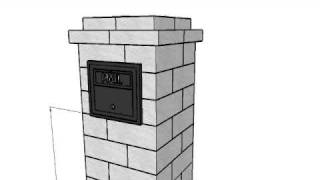 Cambridge Column Mailbox How to Assemble [upl. by Courcy19]