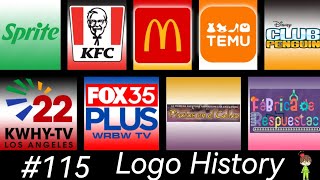 Logo History 115 Temu WRBW KWHYTV Piratas en el Callao McDonalds Australia amp more [upl. by Atiugram]