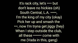 Lil Vada amp Donny Solo  Rack City Clean  Lyrics [upl. by Ayhtak]