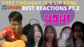 OMEGLE HARANA SERYE BEST REACTION COMPILATION PART 2  CALOY QUEMADA SINGING TO STRANGERS [upl. by Llevron413]