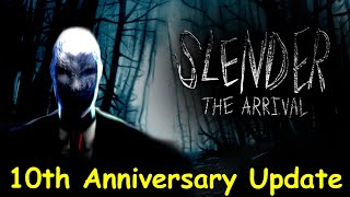 Slender The Arrival 10th Anniversary Update Full Playthrough Gameplay [upl. by Etna]