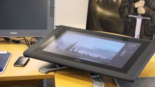 Wacom Cintiq 22HD Review  Test [upl. by Edgell]