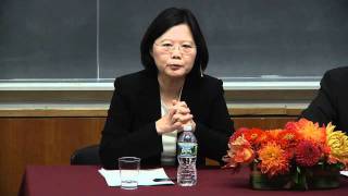 Tsai Ingwen quotTaiwan Policy Challenges Choices and Leadership in the Next Decadequot  Q amp A [upl. by Kursh]