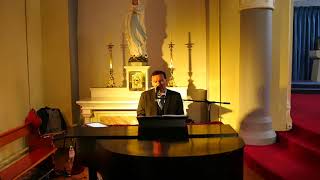 A Mhuire Mhathair  Piano Vocalist  Sean De Burca  Live at Keadue Church [upl. by Jaclin]