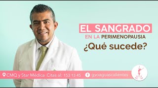 El sangrado en la perimenopausia ¿Qué sucede [upl. by Onin961]