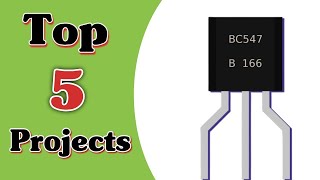 Top 5 Electronics projects using bc547 Transistor  project bc547 [upl. by Seth]