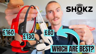 Which SHOKZ Headphones Are BEST For RUNNERSComparison Review [upl. by Ellecrag]