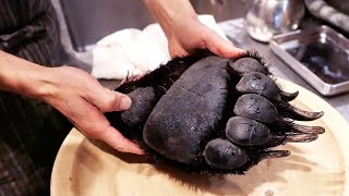 Japanese Food  GIANT BEAR PAW Tokyo Japan [upl. by Notsuoh]