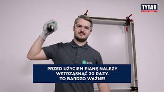 Montaż drzwi wewnętrznych z Pianą LowEx Green od Tytan Professional [upl. by Alleroif]