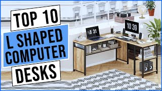 Top 10 Best L Shaped Computer Desks 2024 [upl. by Bezanson776]