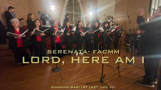 Simbang Gabi Dec 20 2023 at St Leo Faifax “Lord Here Am I” Serenata FACMM [upl. by Aelrac]