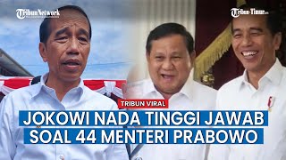 Jokowi Tanggapi Kabar 44 Menteri di Kabinet Prabowo IKok Tanya Saya itu Prerogatif Prabowo [upl. by Arocahs]