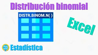 Distribución binomial en Excel  Función DISTRBINOMN [upl. by Irv]