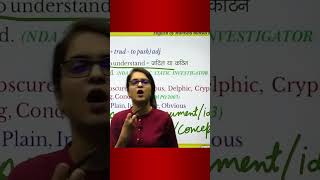 ABSTRUSE meaning by Root Words  Learn Vocab by Manisha Bansal Mam vocabulary [upl. by Llenet]