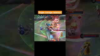 Roger savage moment mlbb mobilelegends ml [upl. by Cerelly]