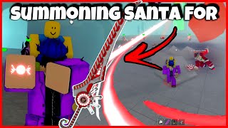 Summoning Santa For Sweet Lozenge King Legacy Update 3 [upl. by Siana127]